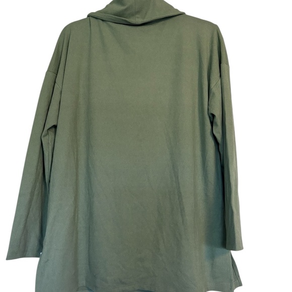 Jones New York Green Cowl Neck Sweater - Picture 2 of 6